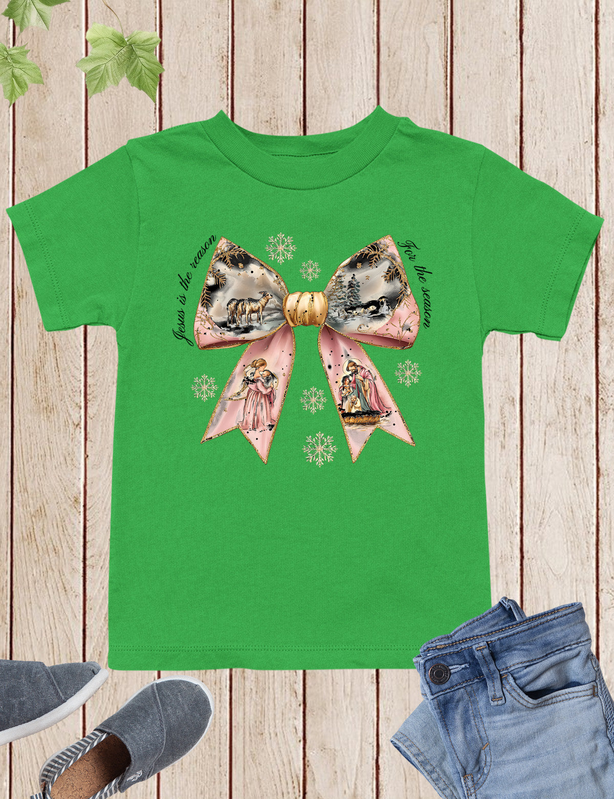 Christian Girls Nativity Christmas Sweatshirt