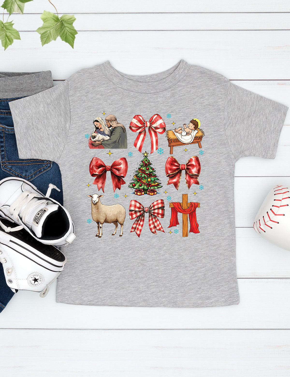 Coquette Jesus Christmas Kids Sweatshirt