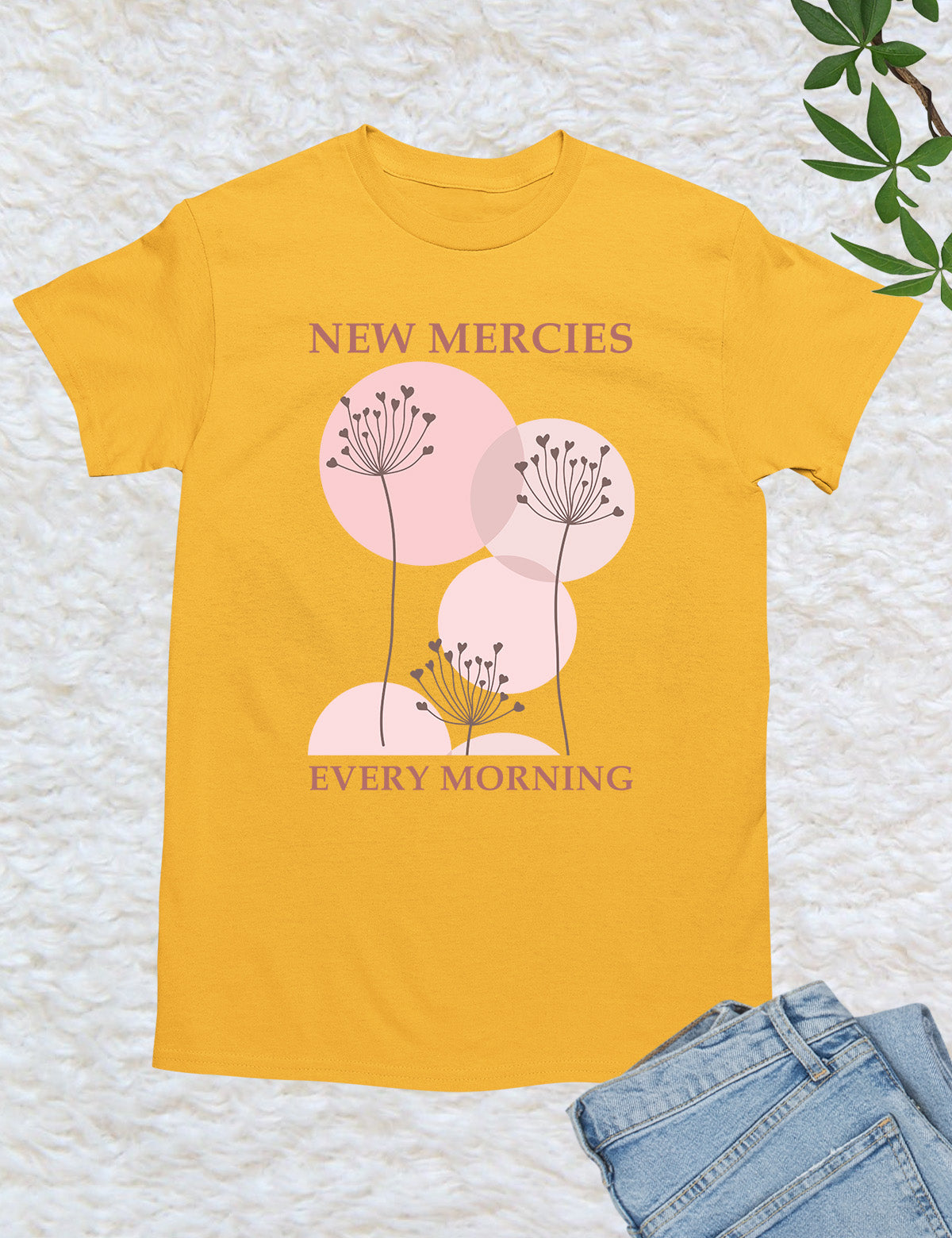 New Mercies Shirt Faith Based Boho Christian T-Shirts