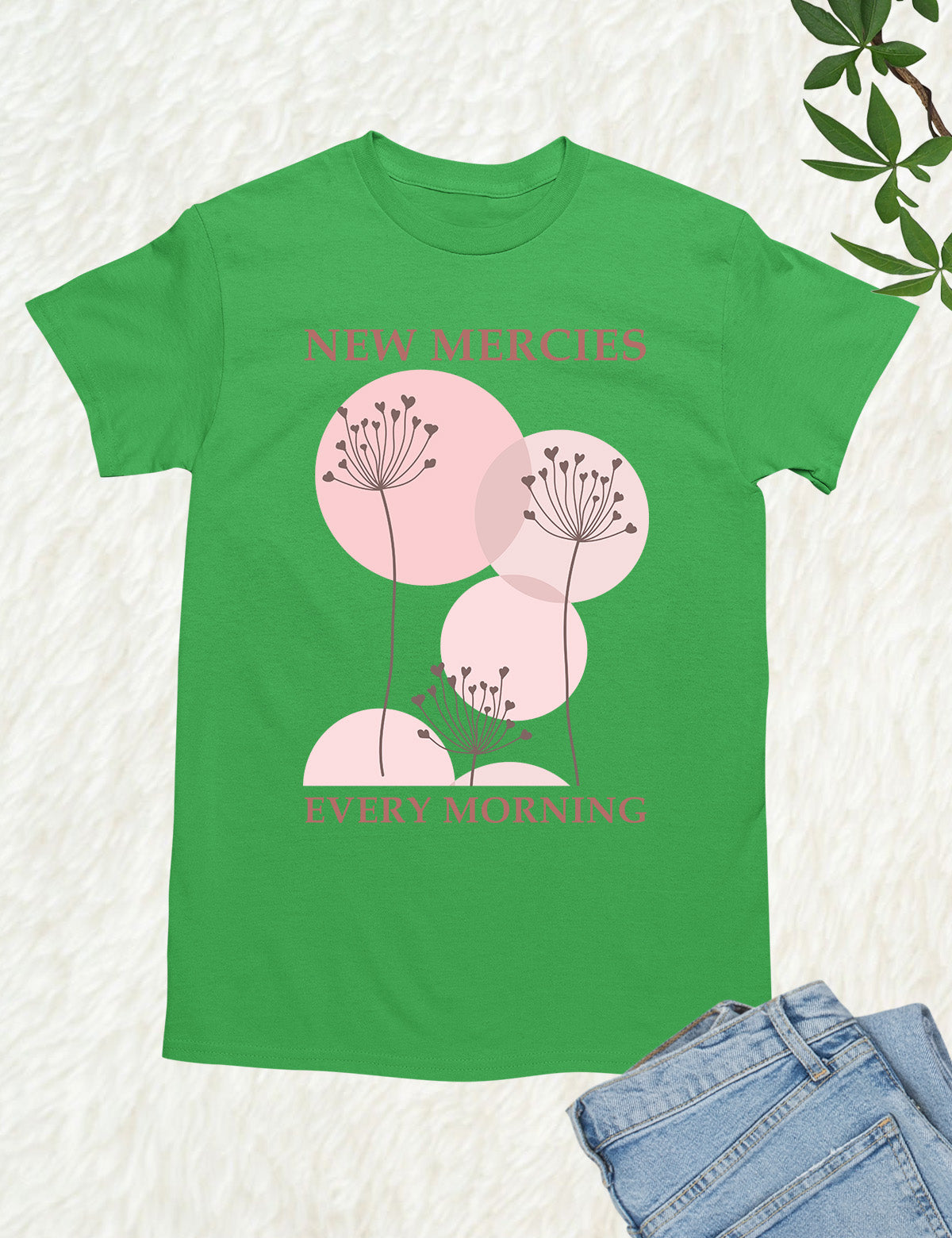 New Mercies Shirt Faith Based Boho Christian T-Shirts