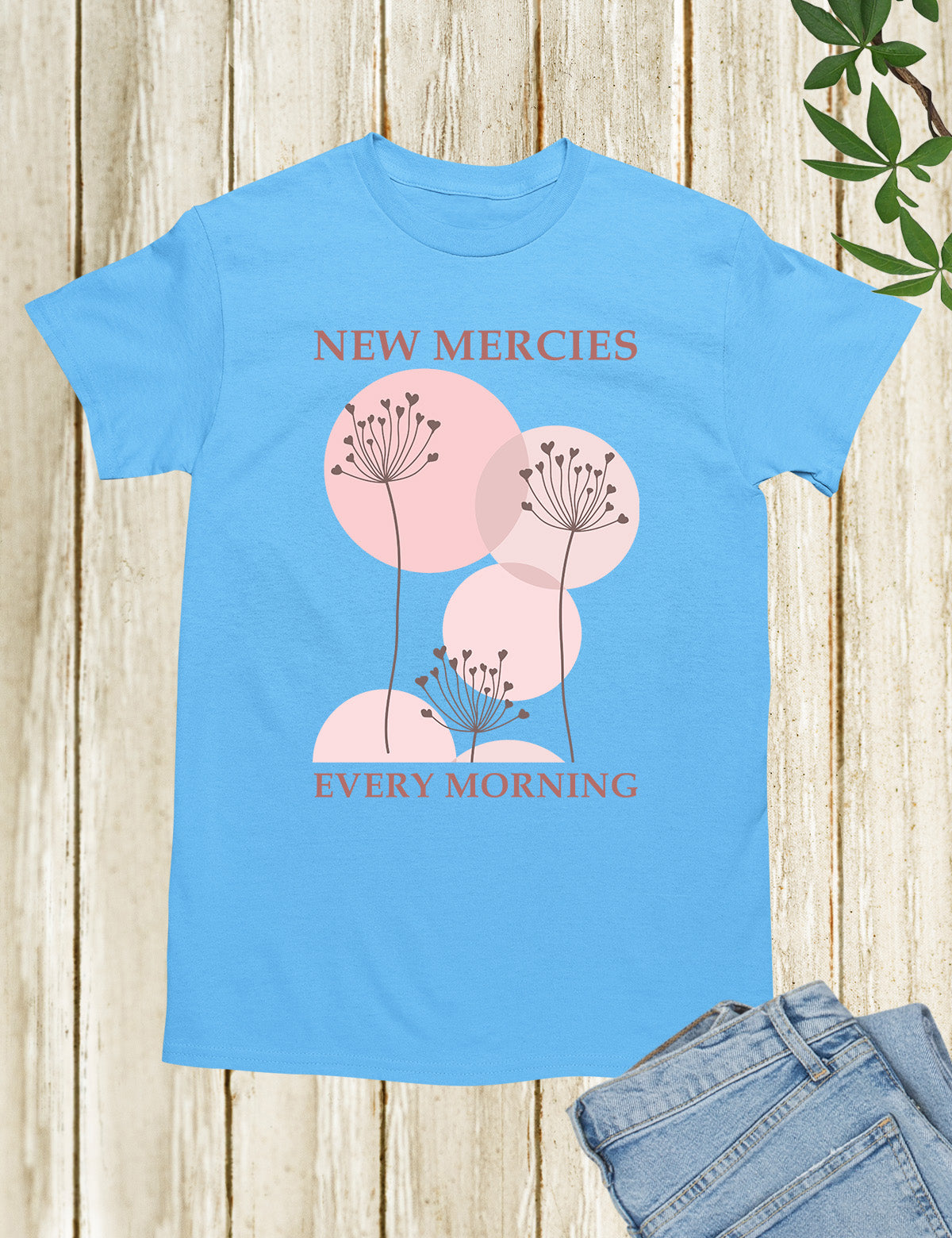 New Mercies Shirt Faith Based Boho Christian T-Shirts