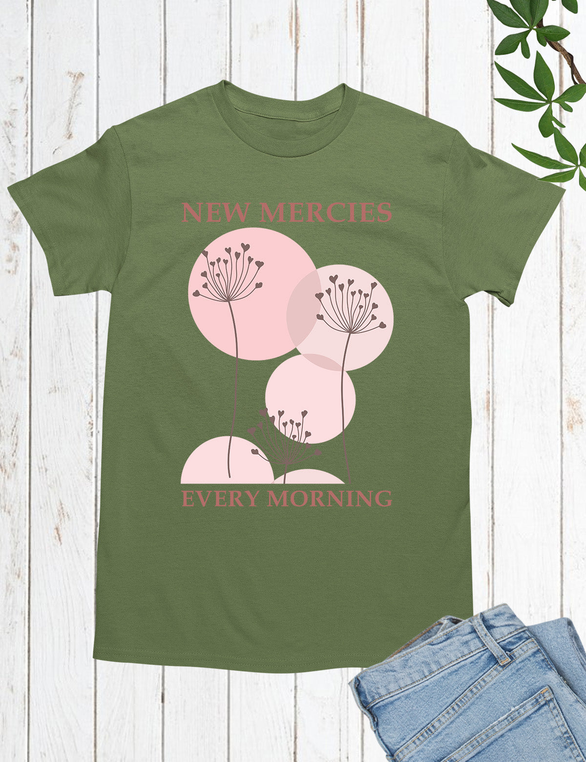 New Mercies Shirt Faith Based Boho Christian T-Shirts
