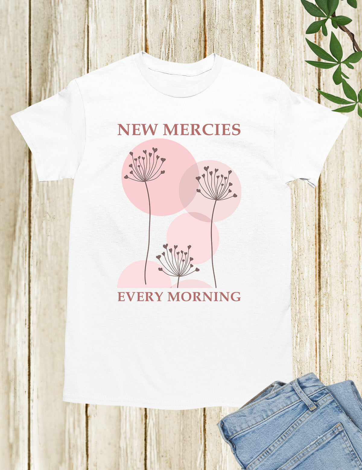 New Mercies Shirt Faith Based Boho Christian T-Shirts