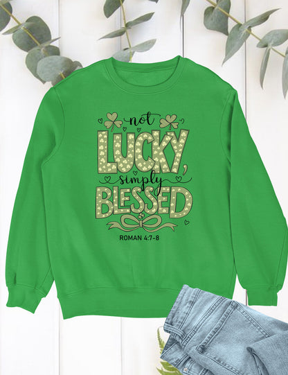 Not Lucky Simply Blessed T Shirt