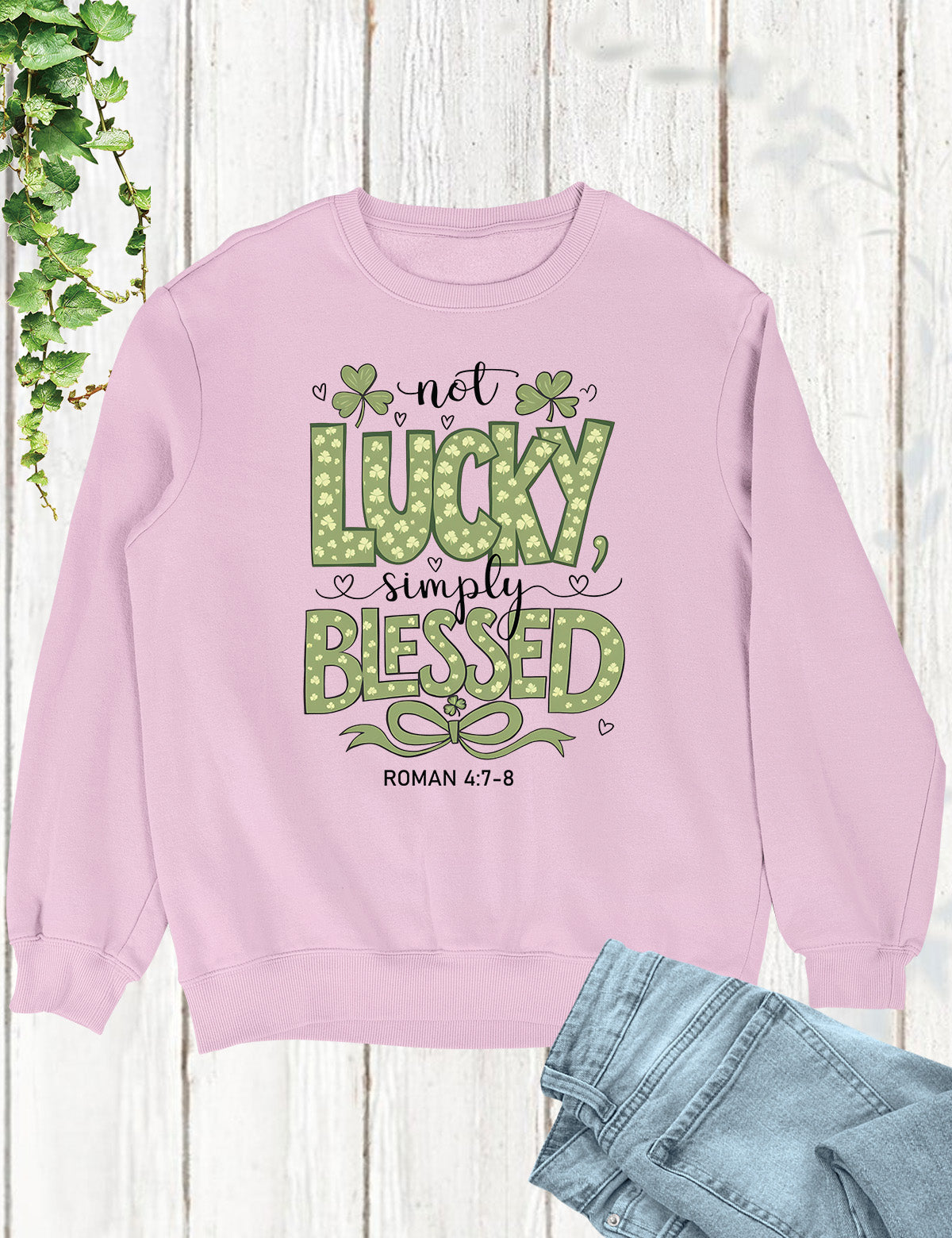 Not Lucky Simply Blessed T Shirt