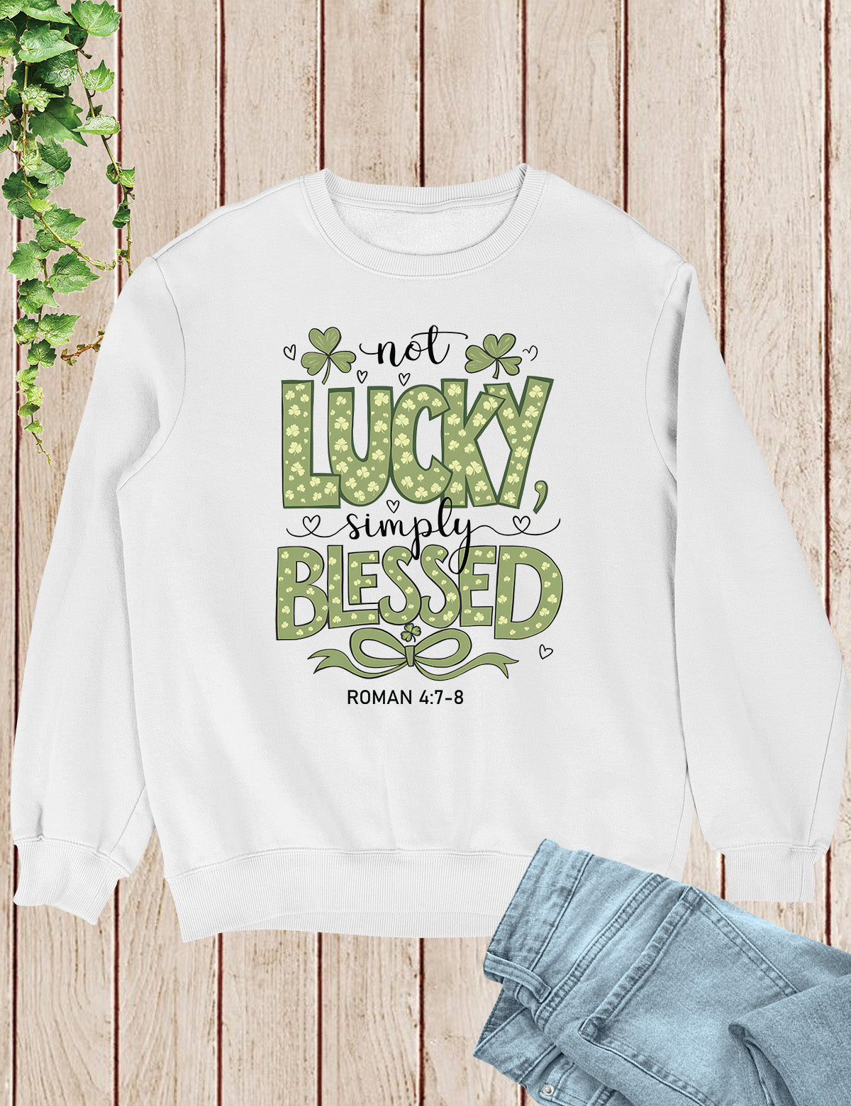 Not Lucky Simply Blessed T Shirt
