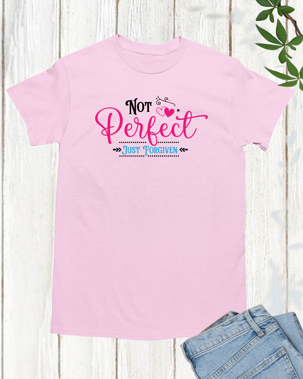 Not Perfect Just Forgiven Faith Long Sleeve T Shirt