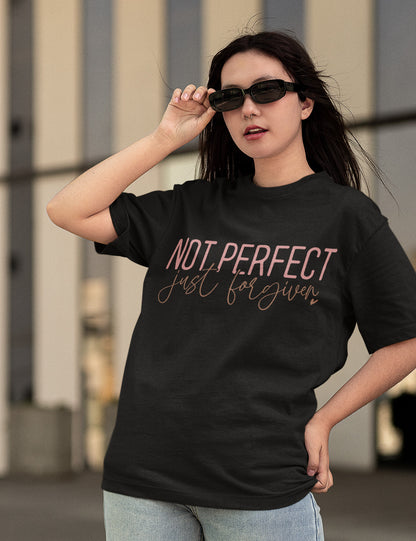 Not Perfect Just Forgiven Religious Shirt