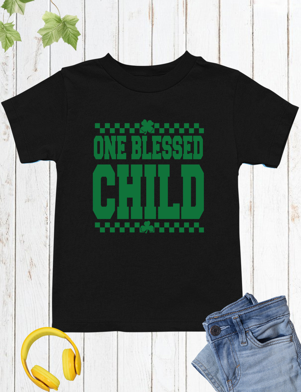 One Blessed Child Christian Irish Kids Shirt