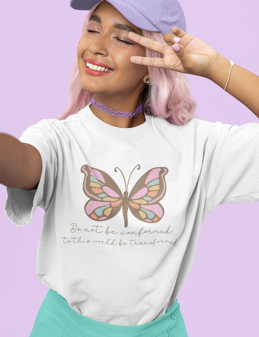 Bible Verse Butterfly T Shirt