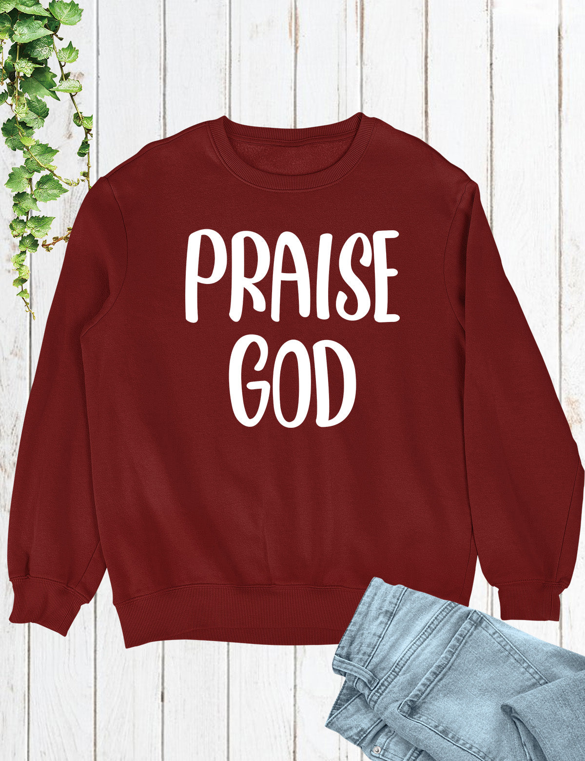 Praise God Sweatshirt Let Everything that has Breath Praise the Lord