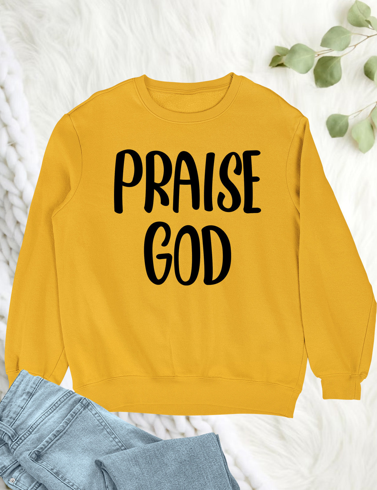 Praise God Sweatshirt Let Everything that has Breath Praise the Lord