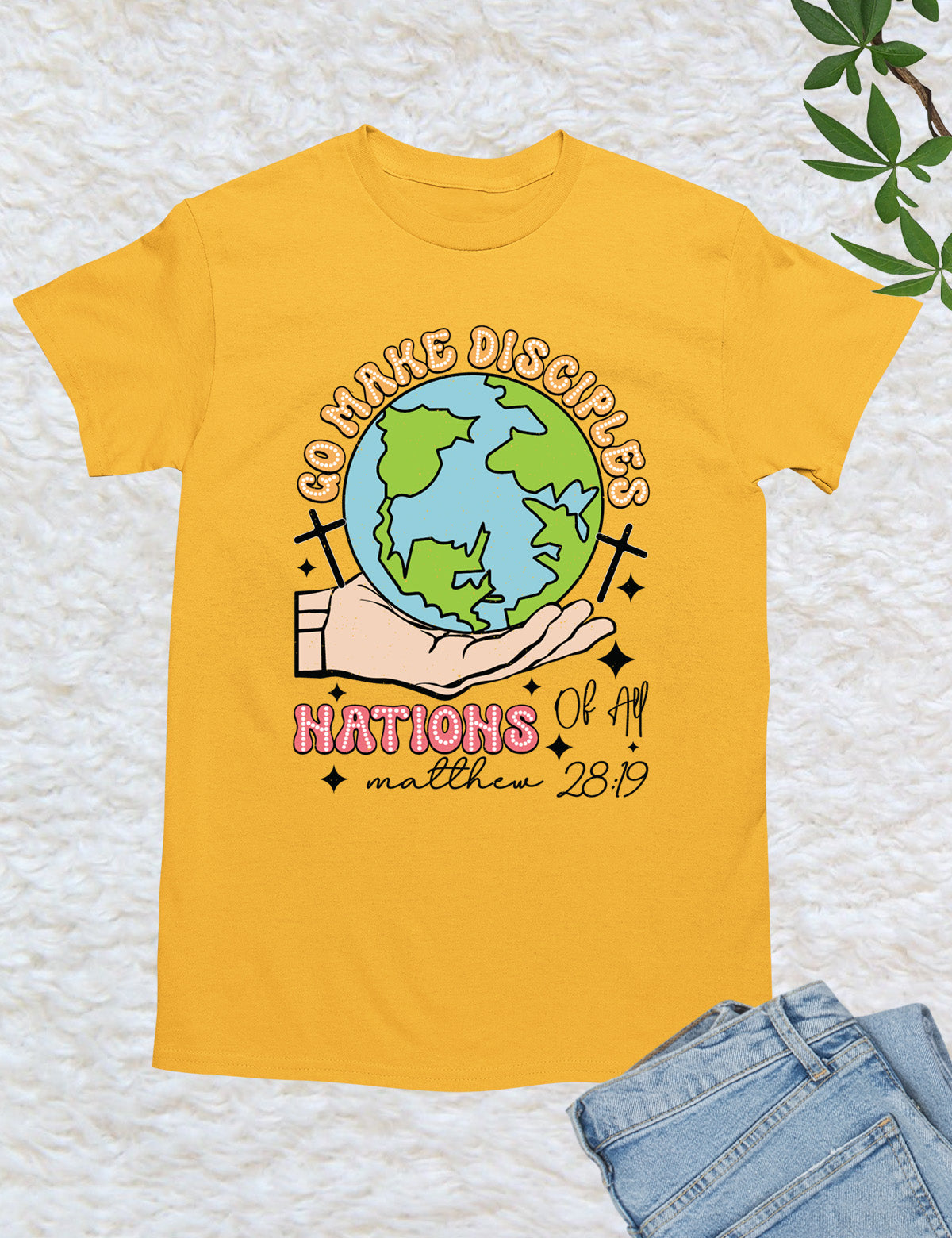 Go Make Disciples of Nation Retro T Shirt