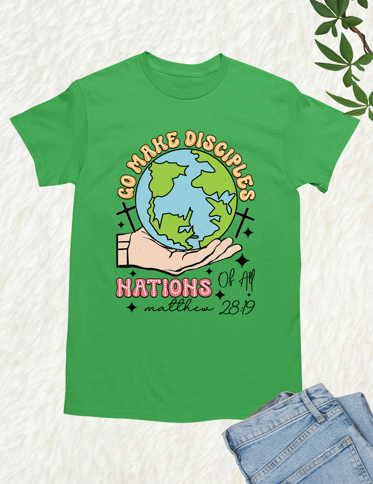 Go Make Disciples of Nation Retro T Shirt