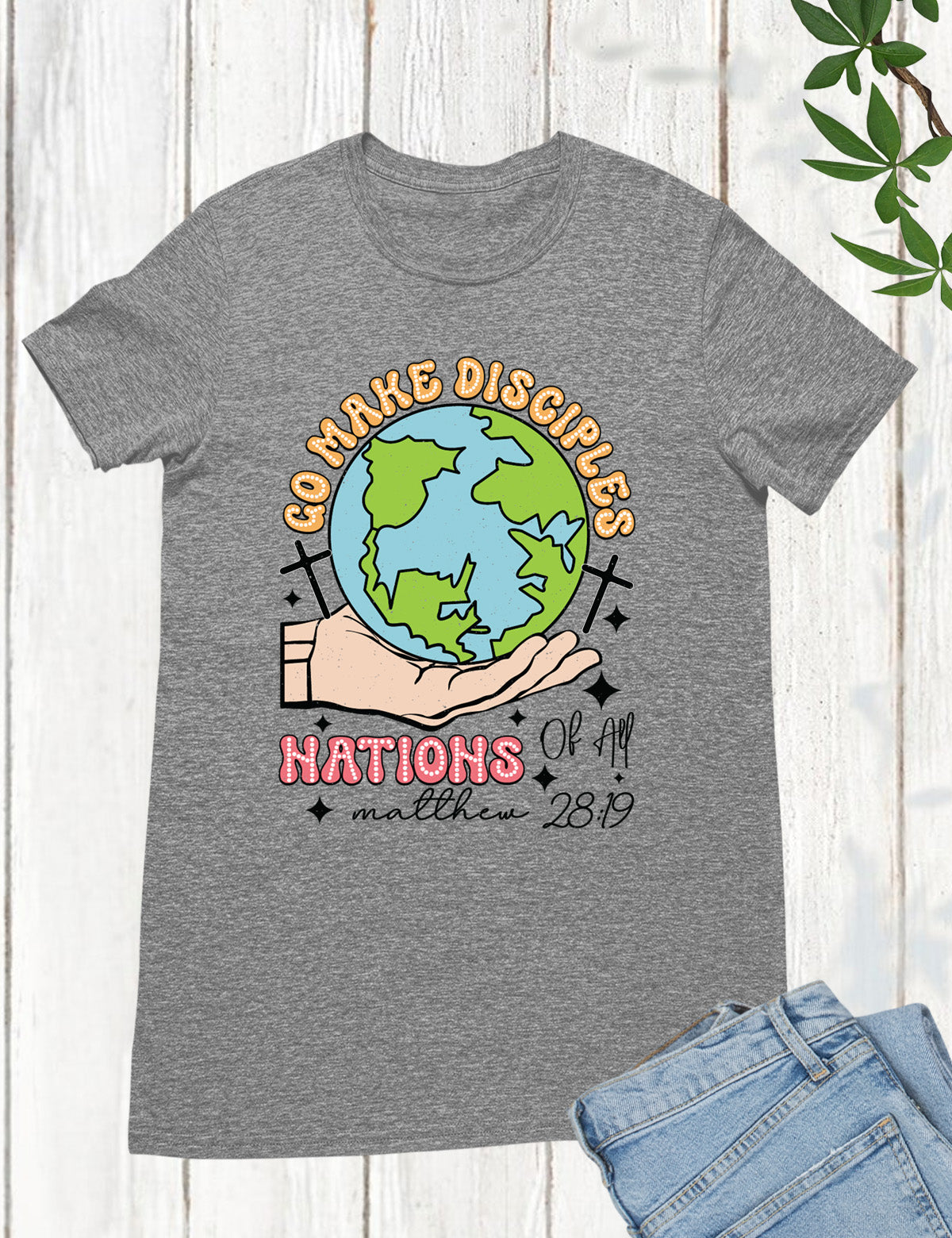 Go Make Disciples of Nation Retro T Shirt