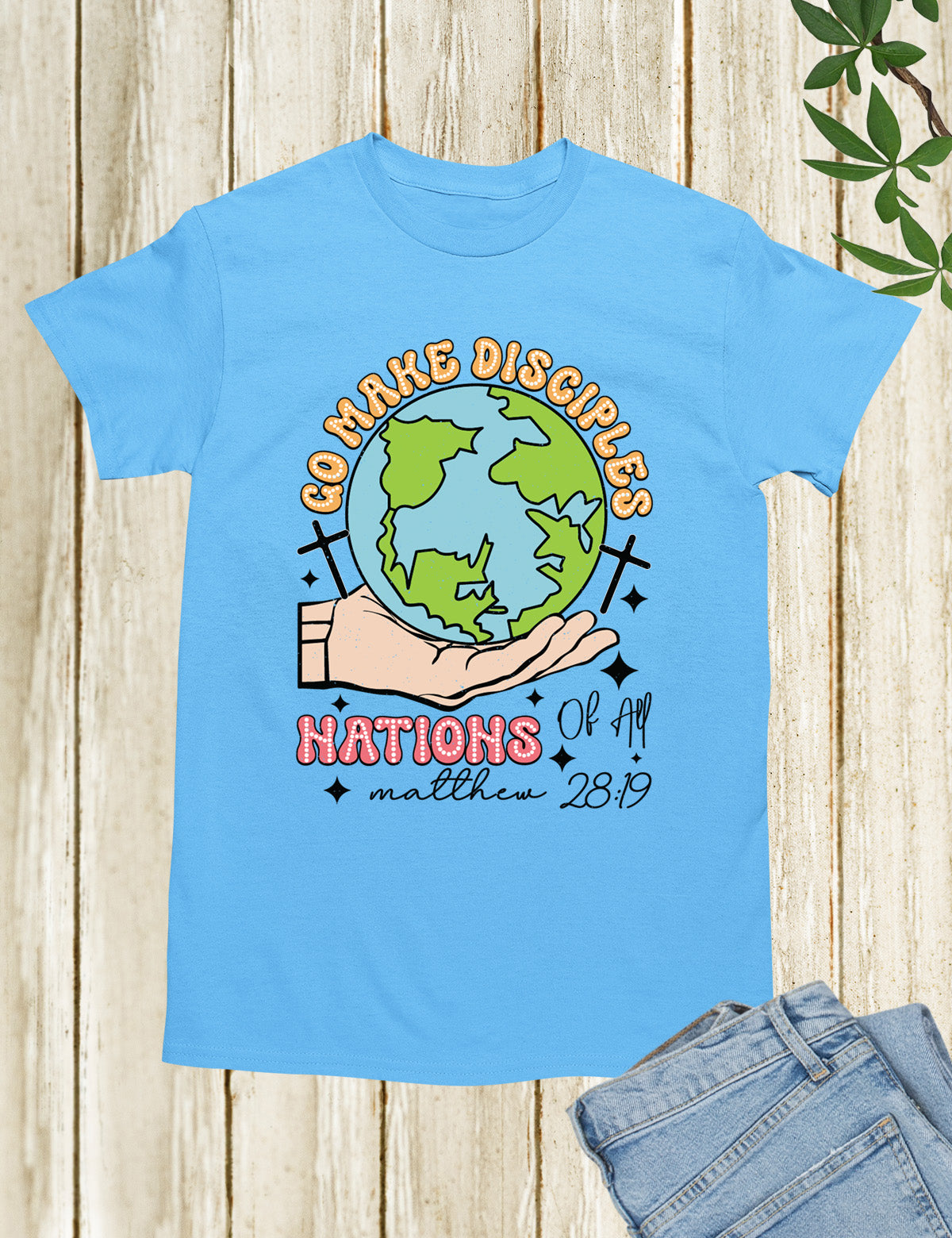 Go Make Disciples of Nation Retro T Shirt