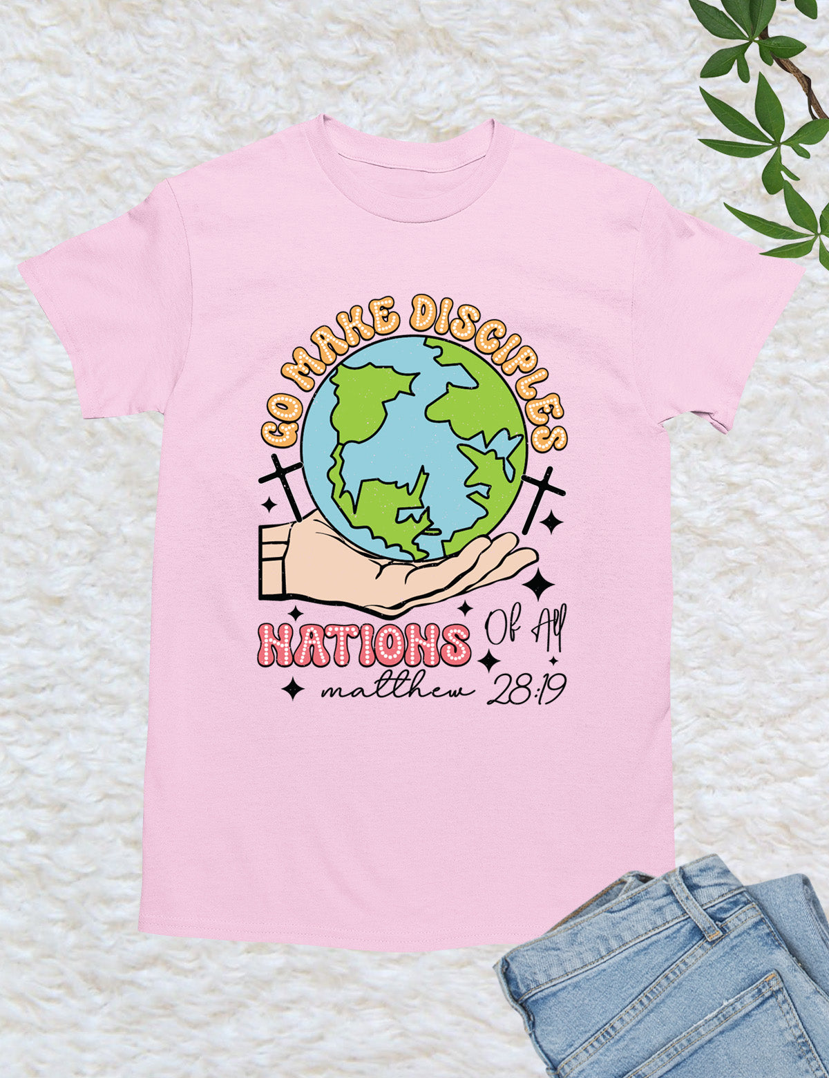 Go Make Disciples of Nation Retro T Shirt