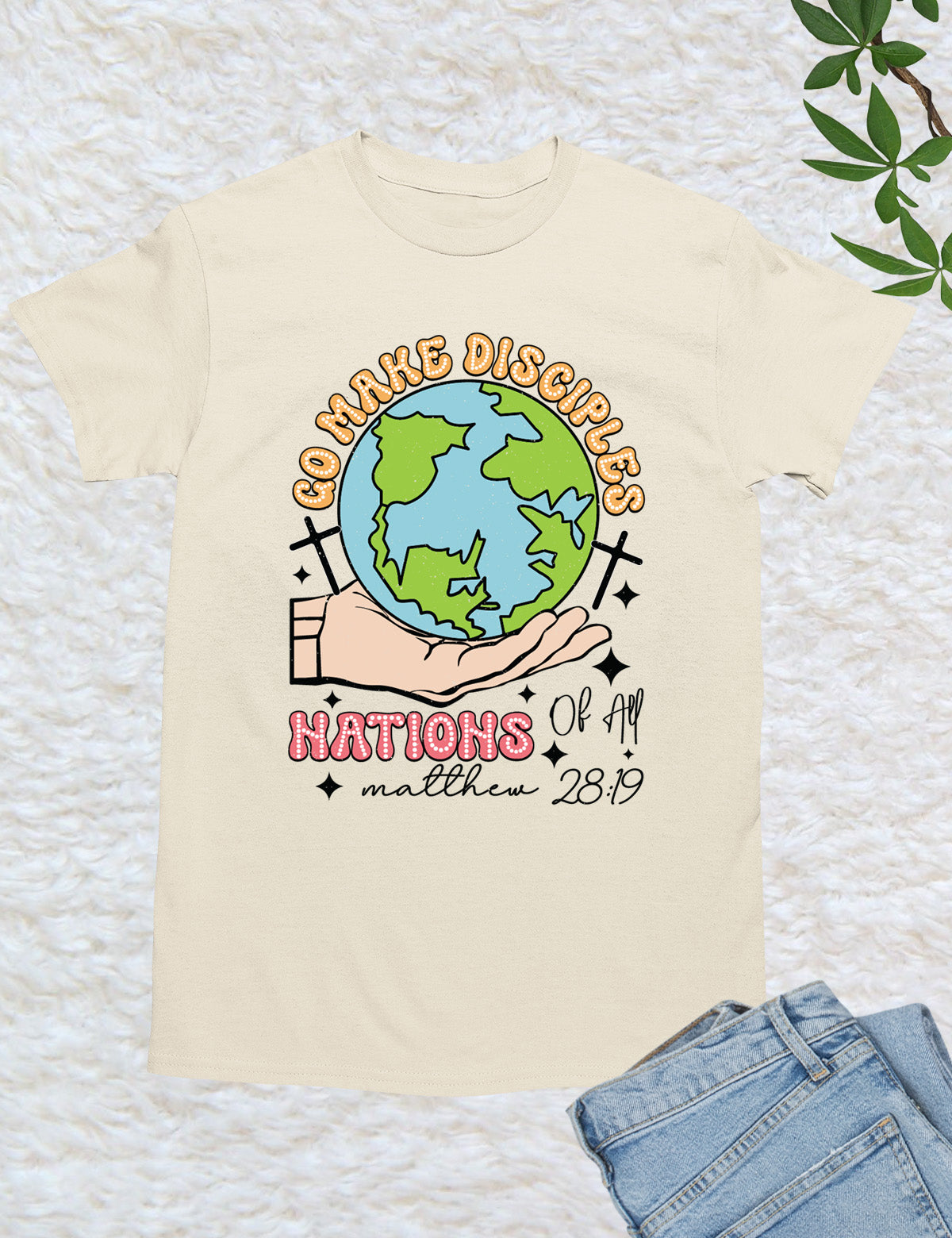 Go Make Disciples of Nation Retro T Shirt