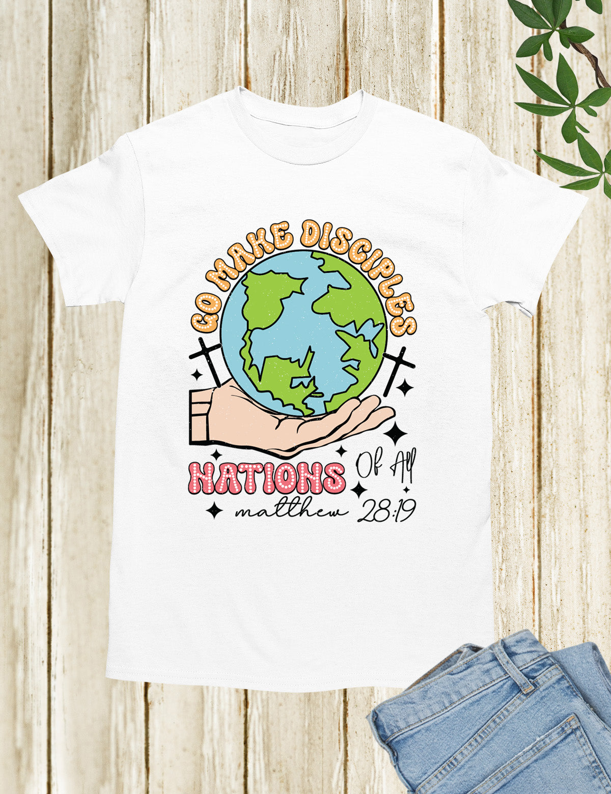 Go Make Disciples of Nation Retro T Shirt