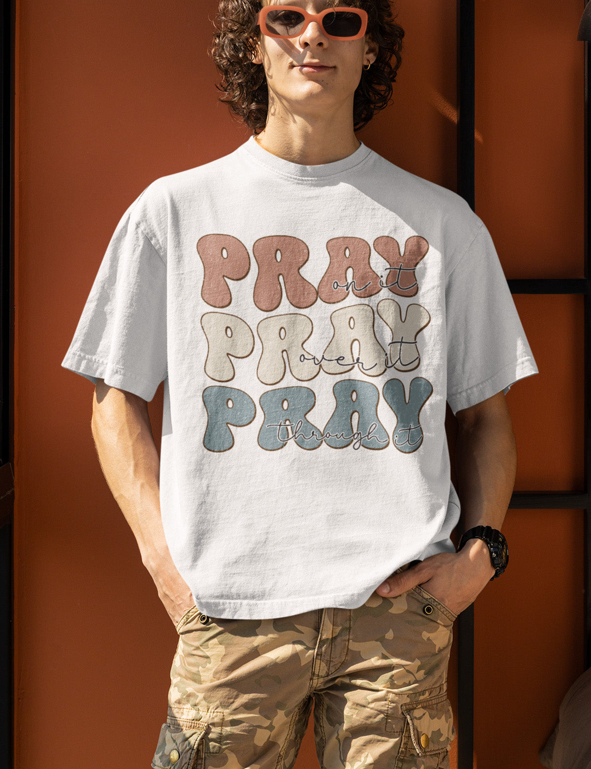 Pray On It Pray Over It Christian T Shirt
