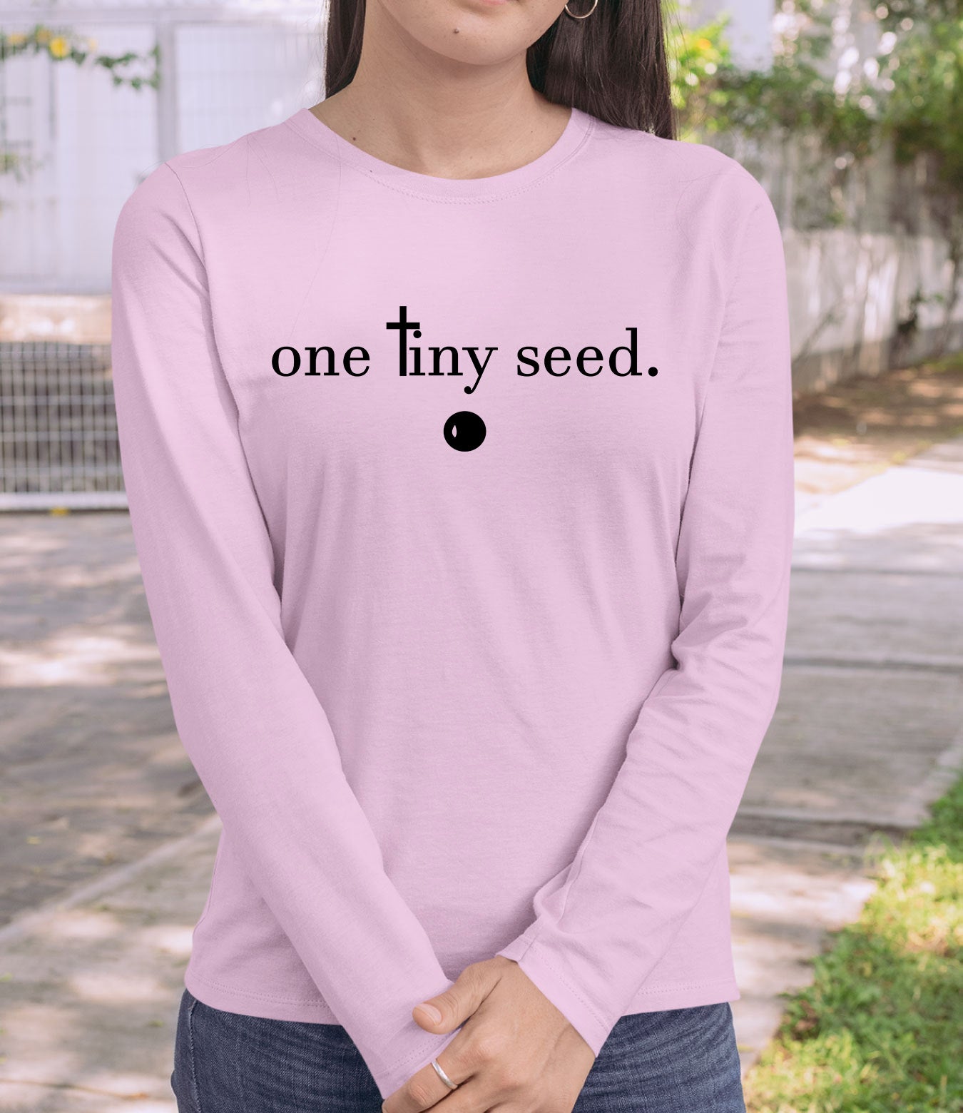 Faith Mustard Seed Long Sleeve T Shirts