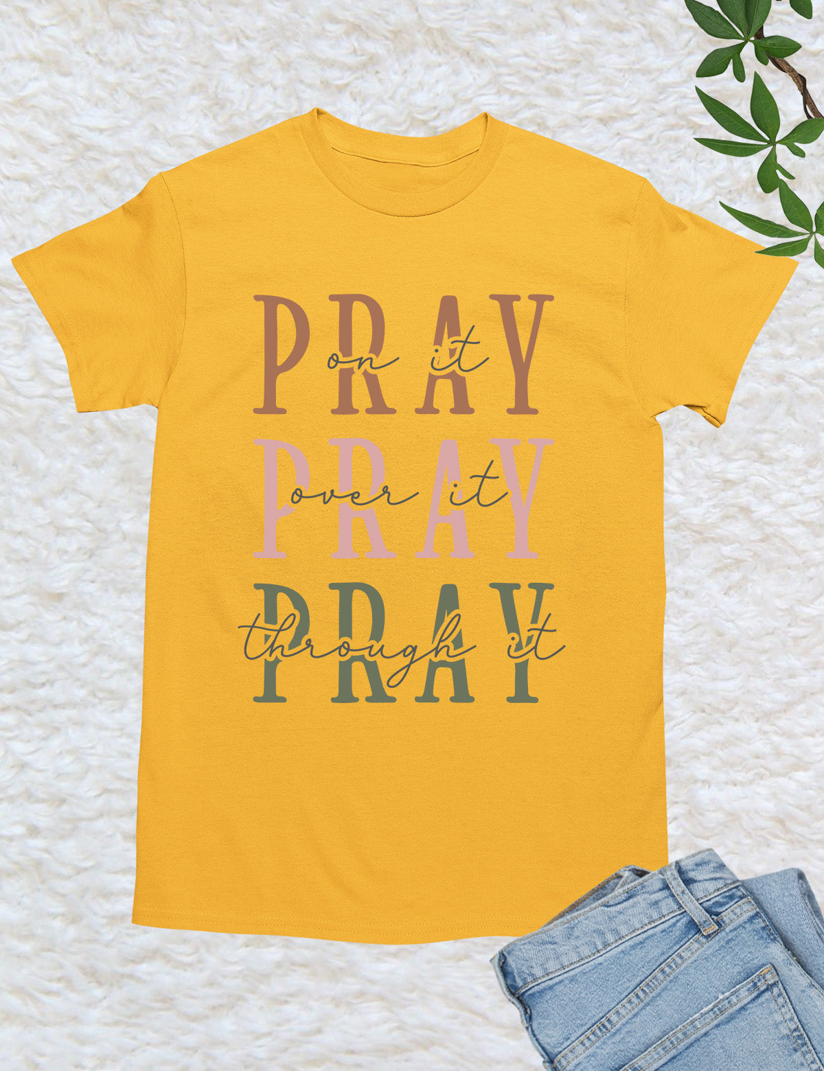 Pray Bible Verse Women T Shirt
