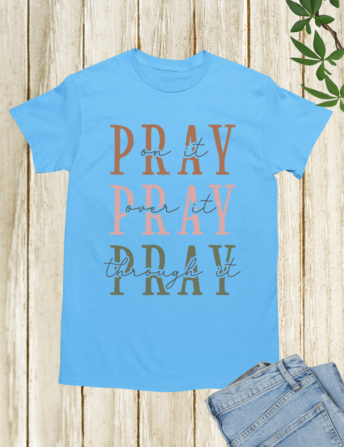 Pray Bible Verse Women T Shirt
