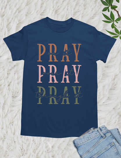 Pray Bible Verse Women T Shirt