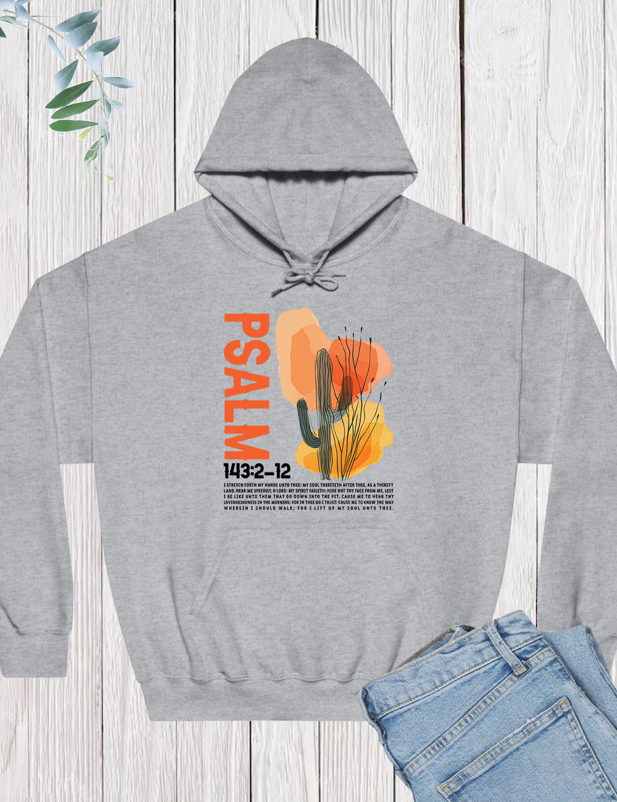 Psalm Boho Christian Hoodie