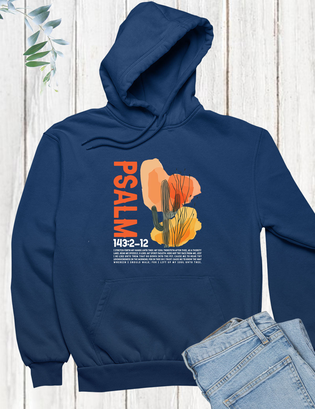 Psalm Boho Christian Hoodie