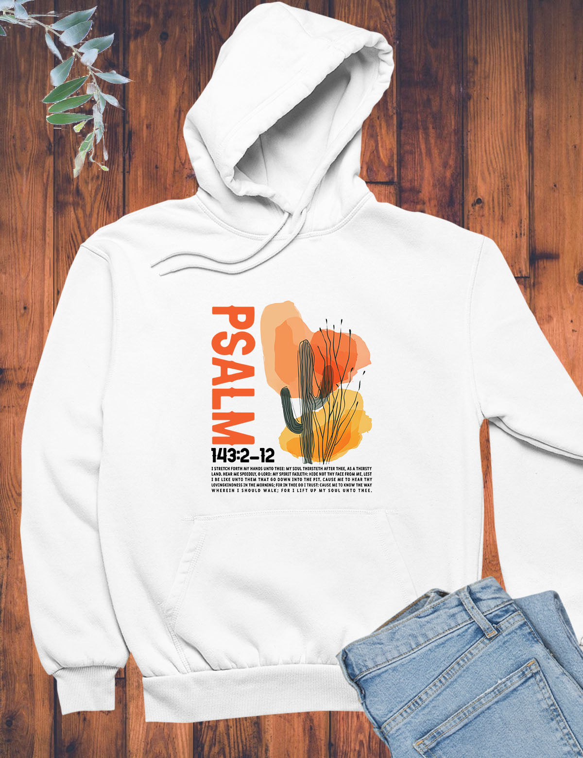Psalm Boho Christian Hoodie