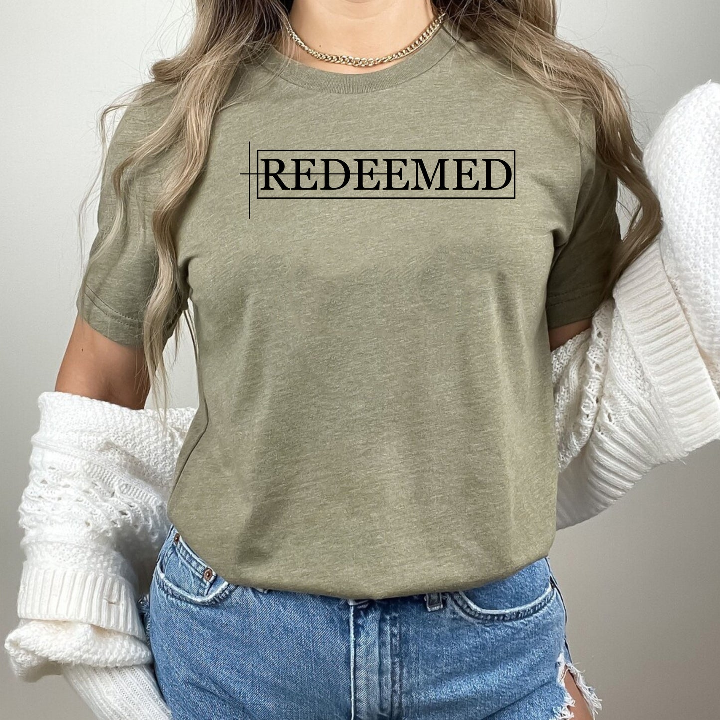 Redeemed Religious Church Retro Custom Christian Inspirational T-Shirt