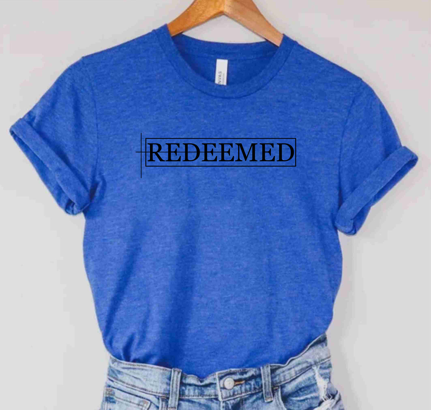 Redeemed Religious Church Retro Custom Christian Inspirational T-Shirt