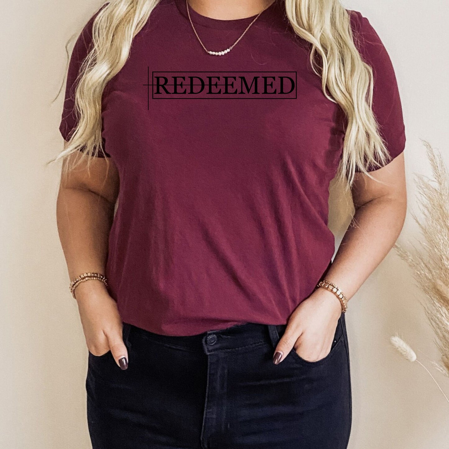 Redeemed Religious Church Retro Custom Christian Inspirational T-Shirt