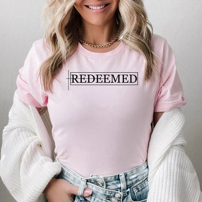 Redeemed Religious Church Retro Custom Christian Inspirational T-Shirt