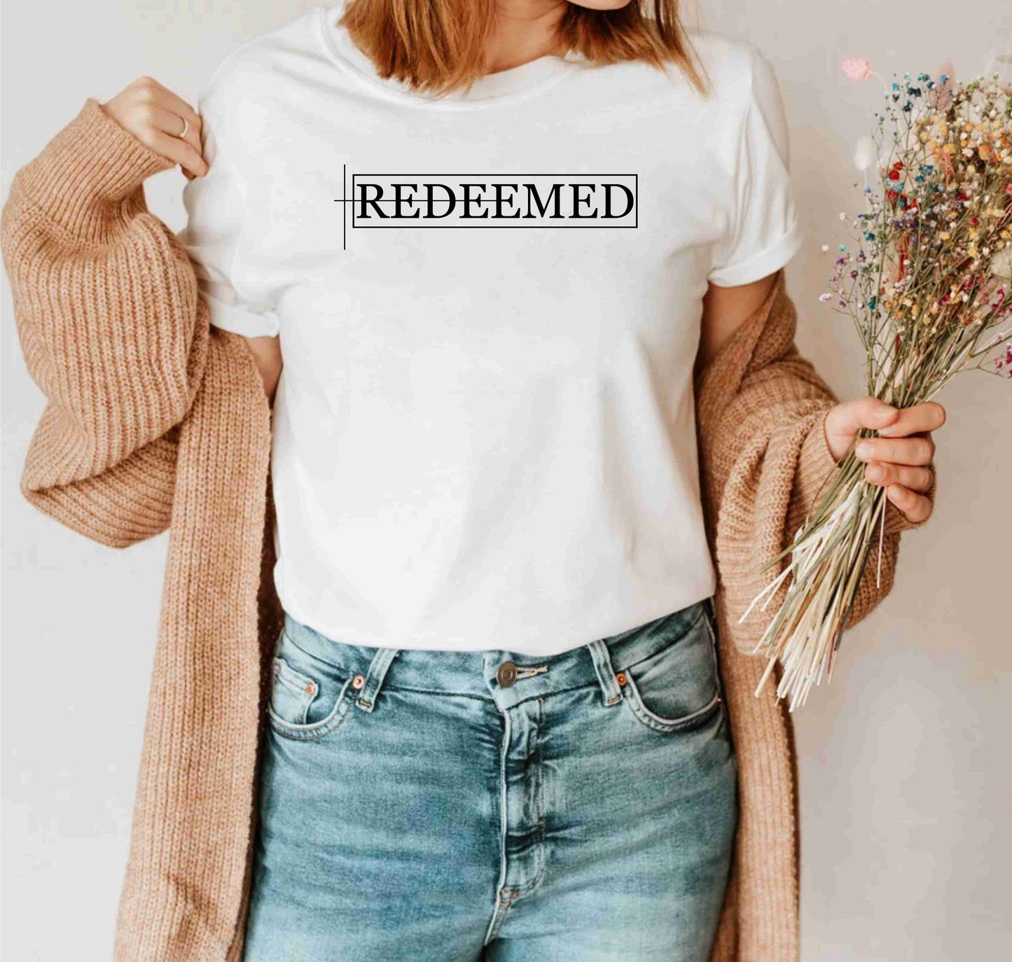 Redeemed Religious Church Retro Custom Christian Inspirational T-Shirt