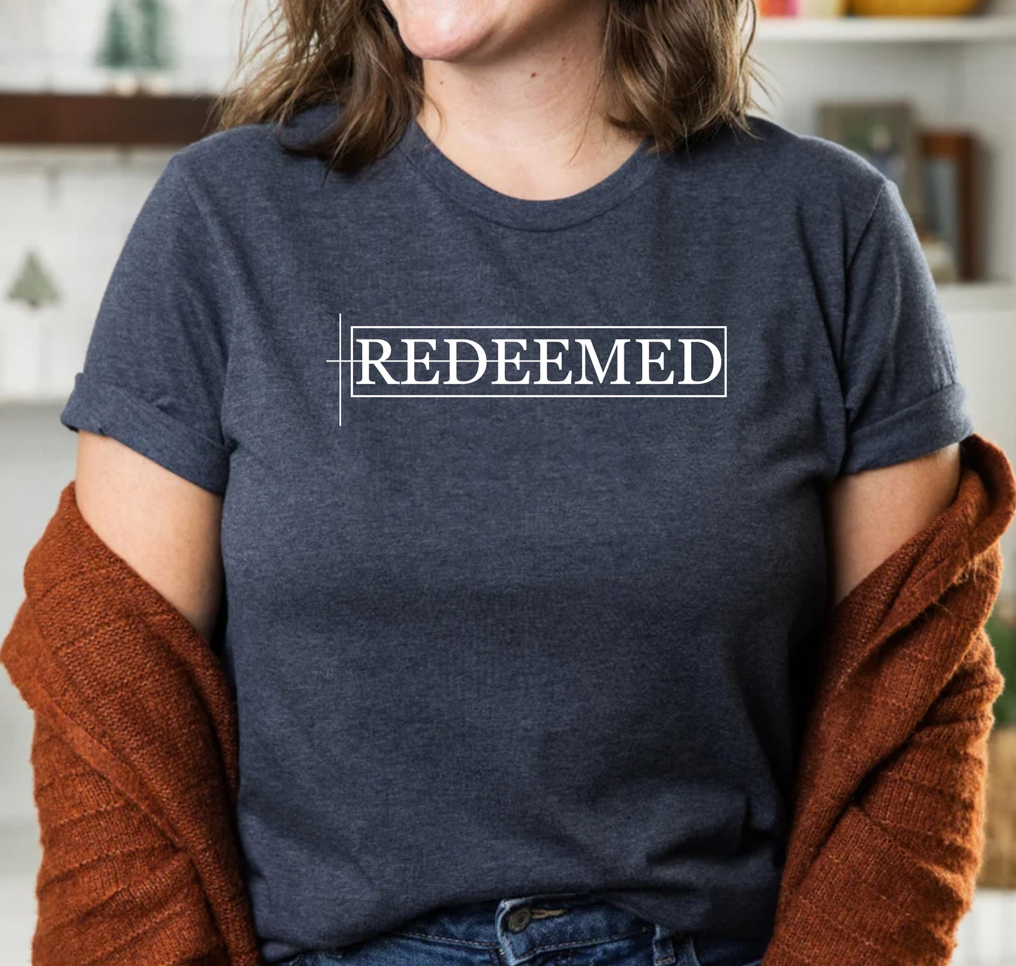 Redeemed Religious Church Retro Custom Christian Inspirational T-Shirt