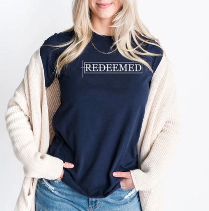 Redeemed Religious Church Retro Custom Christian Inspirational T-Shirt