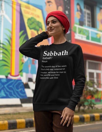 Sabbath Definition Sweatshirt