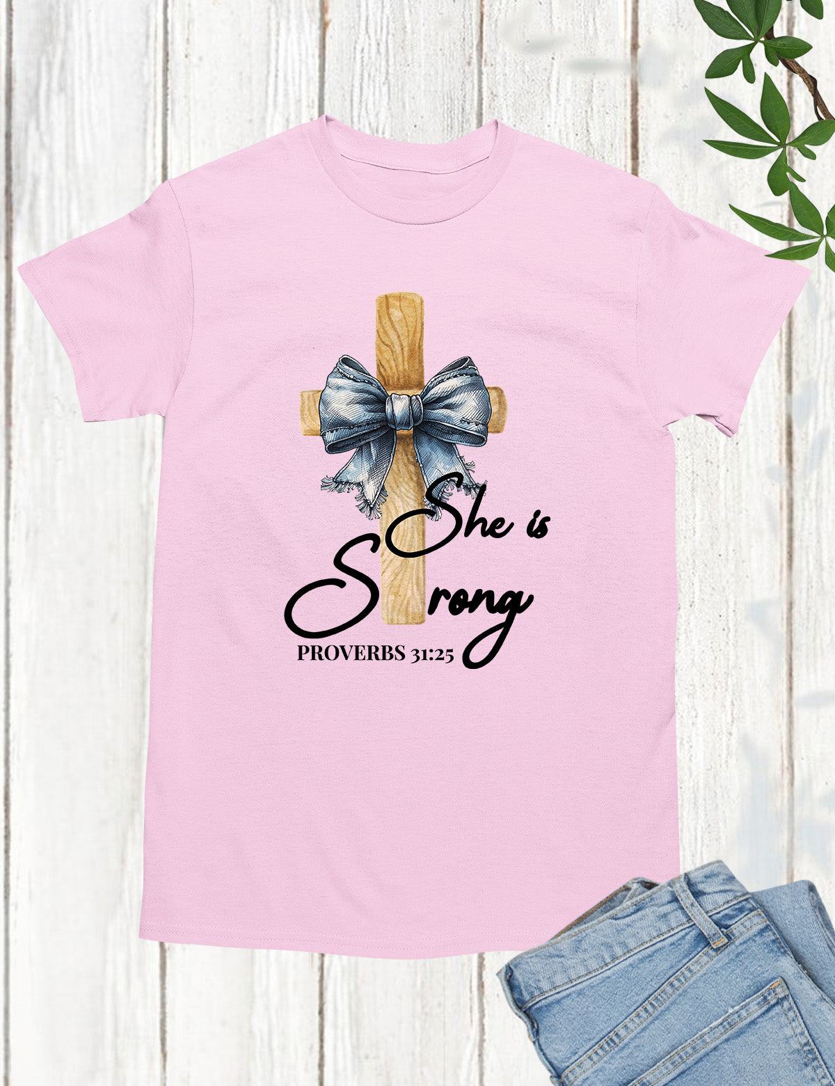 She is Strong Proverbs 31:25 Long Sleeve Womens T Shirts
