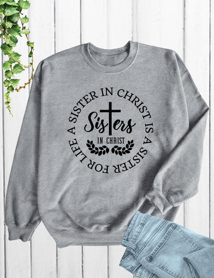 Sisters in Christ Church Women Sweatshirt