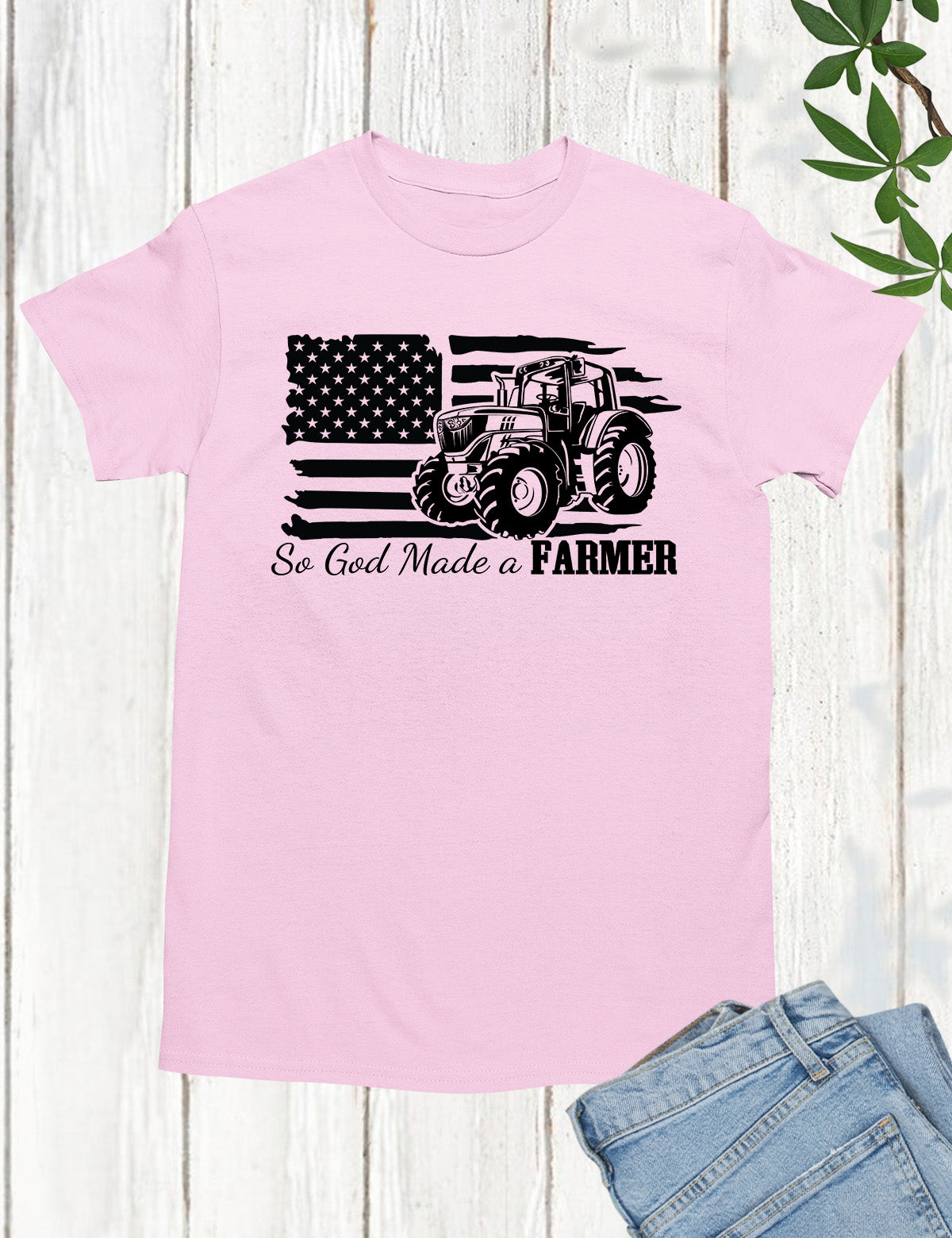 So God Made a Farmer Christian T Shirt