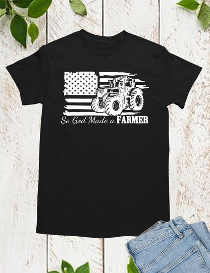 So God Made a Farmer Christian T Shirt