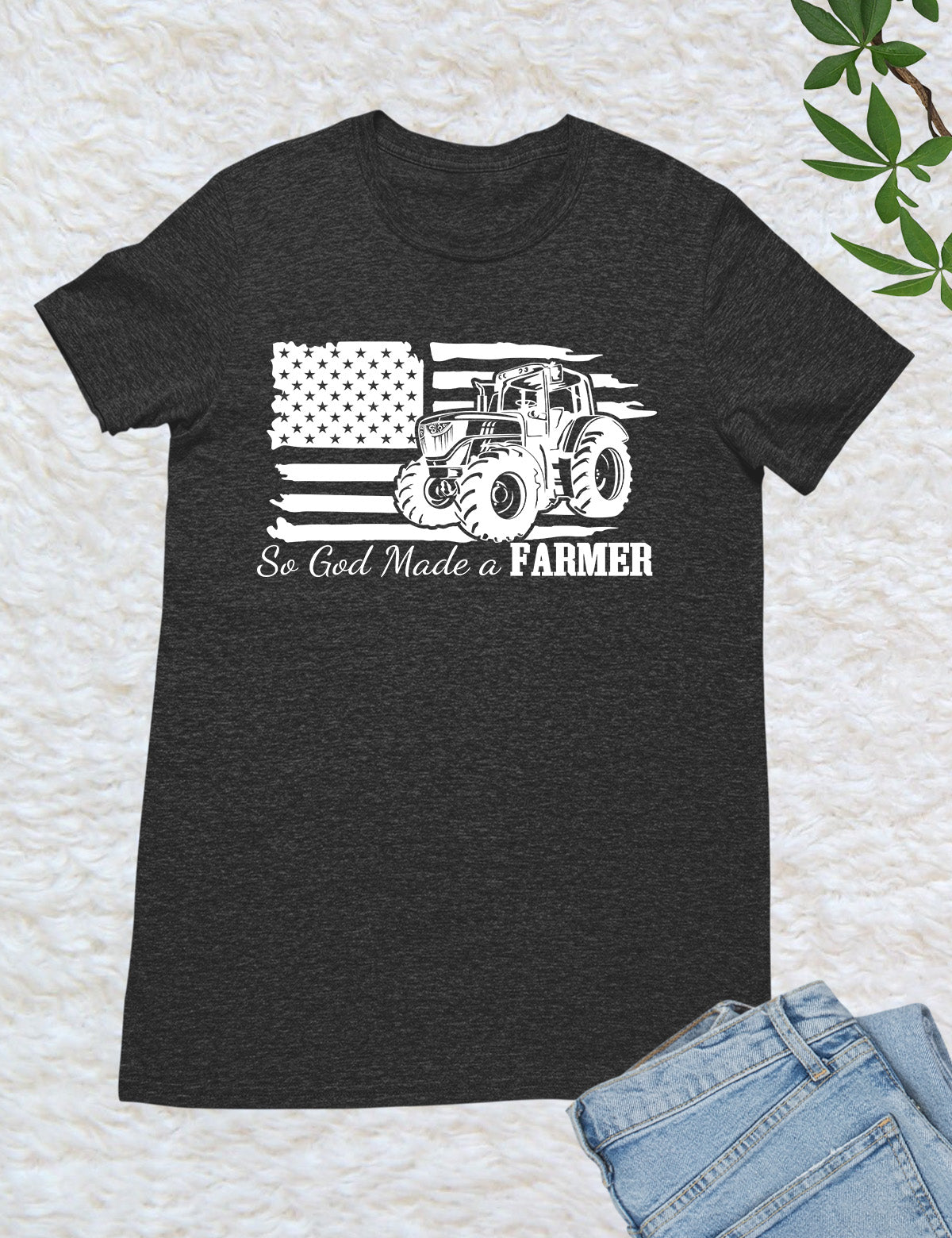 So God Made a Farmer Christian T Shirt