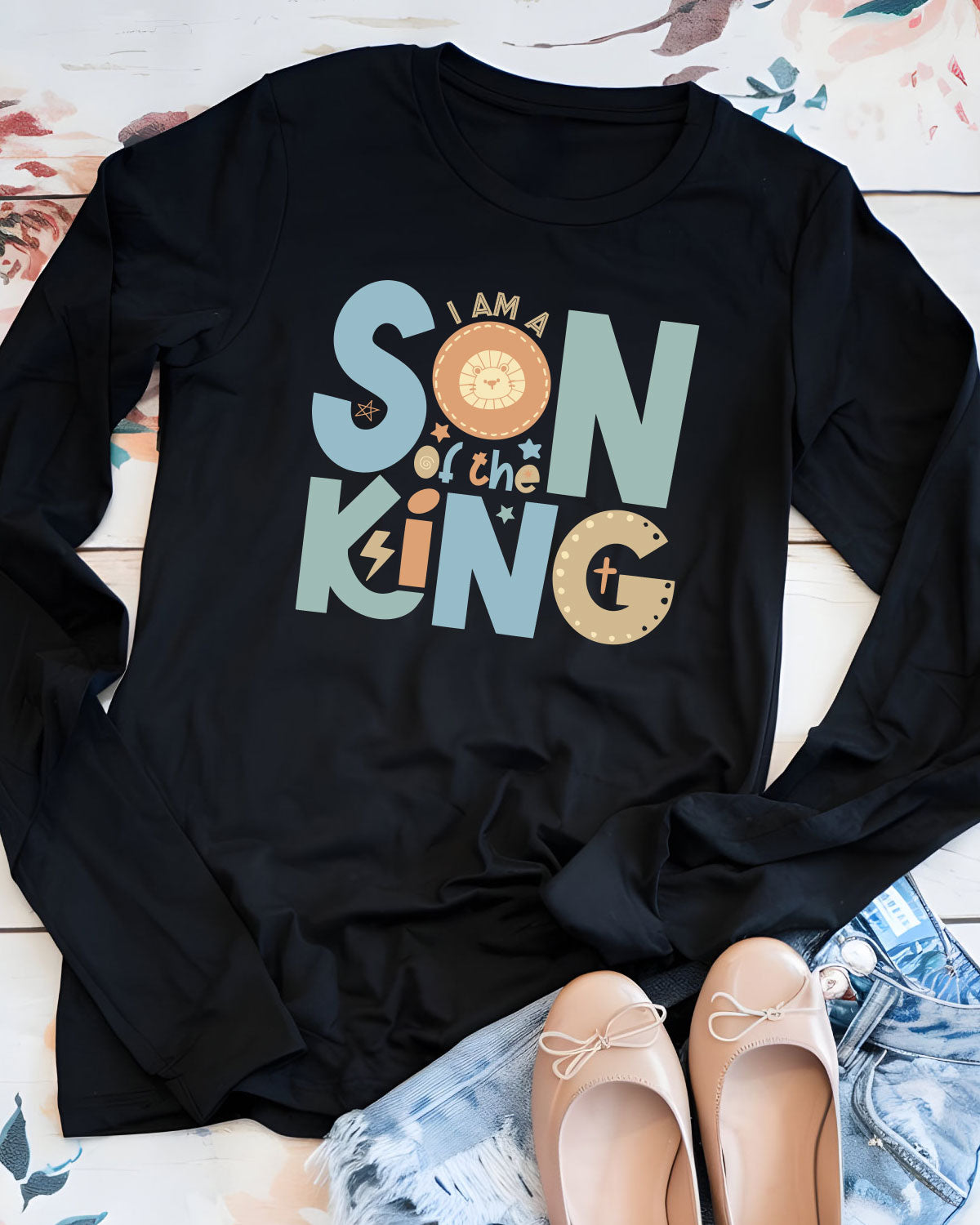 Son of the King Christian Long Sleeve Shirts Men
