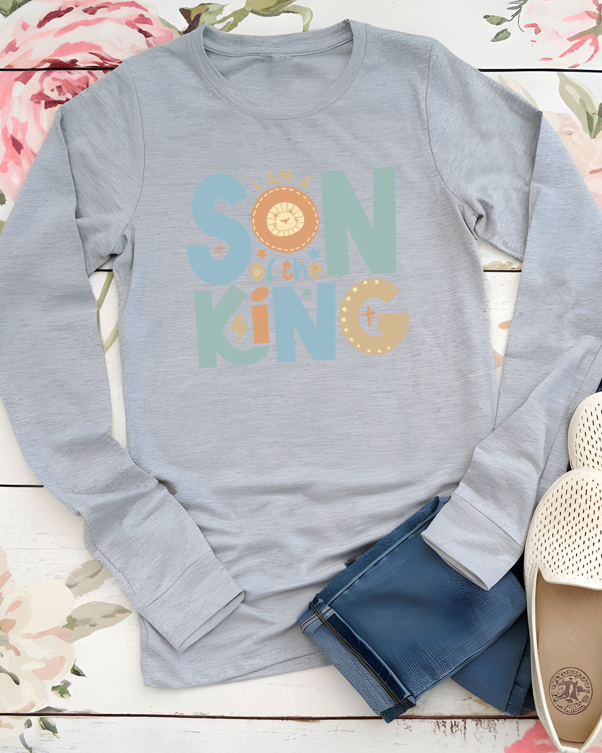 Son of the King Christian Long Sleeve Shirts Men