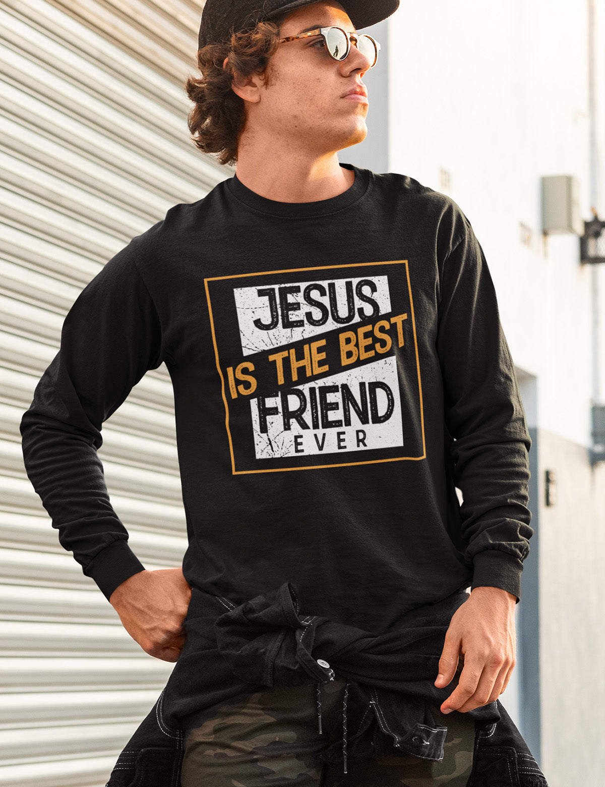 Jesus Is The Best Friend Ever Long Sleeve Christian T Shirts