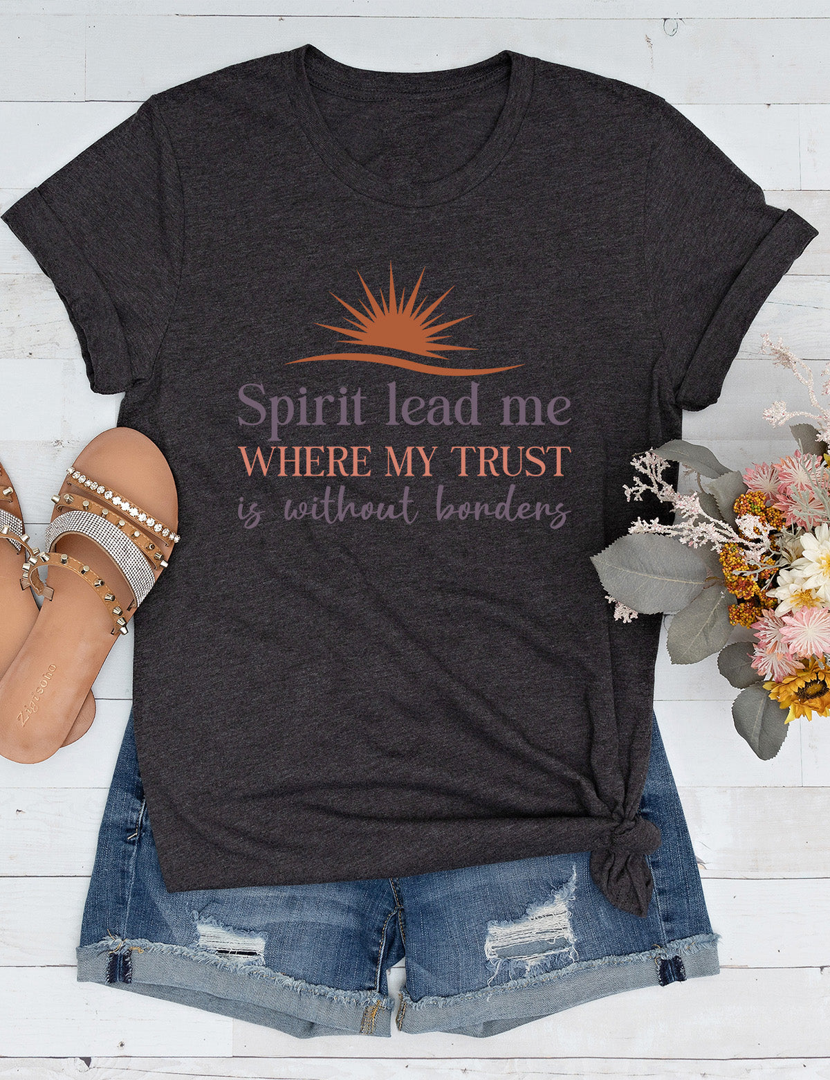 Spirit Religious Long Sleeve Christian Tshirt