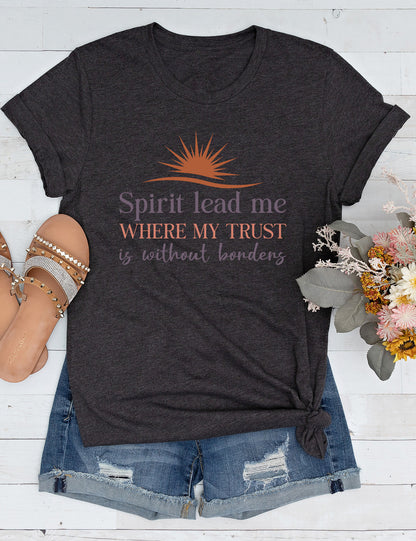 Spirit Religious Long Sleeve Christian Tshirt