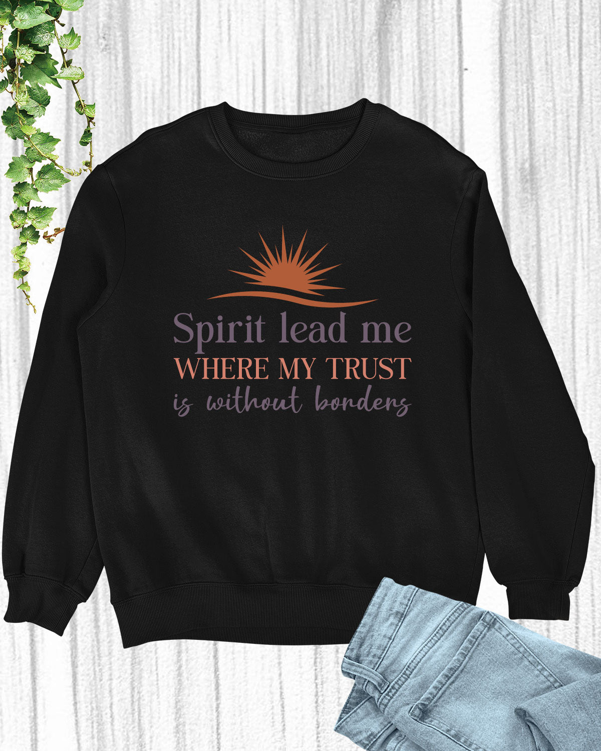 Spirit Religious Long Sleeve Christian Tshirt